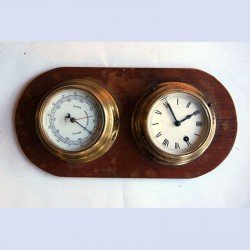 Ship Clock/Barometer AWC-136